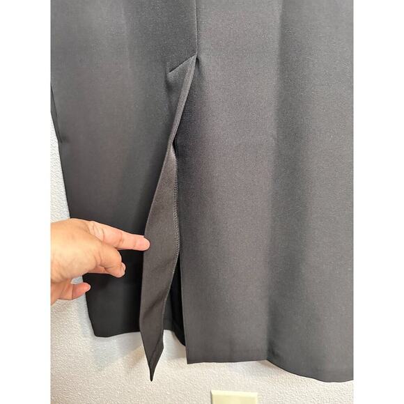 Elagia Women's Black Long Formal Dress Size S Long Sleeve - Picture 11 of 14